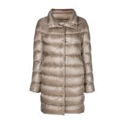 Duif Grijs Dora Puffer Jas Herno , Gray , Dames