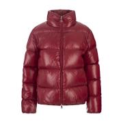 Rode Abbadia Donsjas Moncler , Red , Dames