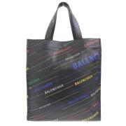 Pre-owned Leather totes Balenciaga Vintage , Black , Dames