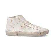 Vintage High Top Sneakers Wit Philippe Model , White , Heren