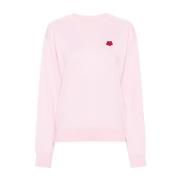 Boke Flower Wollen Trui Kenzo , Pink , Dames