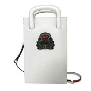 Pre-owned Leather handbags Christian Louboutin Pre-owned , White , Dam...