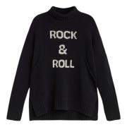 Rock & Roll Zwarte Coltrui Zadig & Voltaire , Black , Dames