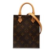 Pre-owned Fabric louis-vuitton-bags Louis Vuitton Vintage , Brown , Da...