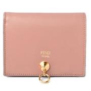 Pre-owned Leather wallets Fendi Vintage , Pink , Dames