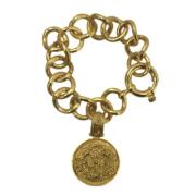 Pre-owned Metal chanel-jewelry Chanel Vintage , Yellow , Dames