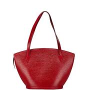 Pre-owned Leather louis-vuitton-bags Louis Vuitton Vintage , Red , Dam...