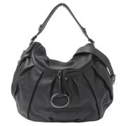 Pre-owned Leather gucci-bags Gucci Vintage , Black , Dames