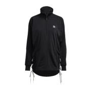 Geveterde Tracktop Hoodless Sweatshirt Collectie Adidas , Black , Dame...