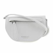 Pre-owned Fabric shoulder-bags Burberry Vintage , White , Dames