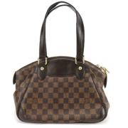 Pre-owned Fabric louis-vuitton-bags Louis Vuitton Vintage , Brown , Da...