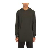 Oversized Hoodie Forest Style Rick Owens , Green , Heren