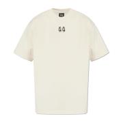 T-shirt met logo 44 Label Group , Beige , Heren