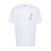 Witte T-shirts en Polos Bally , White , Heren