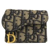 Pre-owned Canvas wallets Dior Vintage , Multicolor , Dames