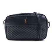 Pre-owned Leather shoulder-bags Yves Saint Laurent Vintage , Black , D...