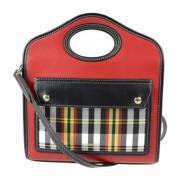 Pre-owned Fabric handbags Burberry Vintage , Red , Dames