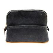 Pre-owned Canvas pouches Hermès Vintage , Black , Dames