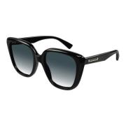 Zwart/Grijs Getinte Zonnebril Gucci , Black , Dames