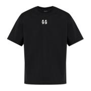 T-shirt met logo 44 Label Group , Black , Heren