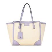 Pre-owned Canvas gucci-bags Gucci Vintage , Beige , Dames