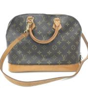 Pre-owned Fabric louis-vuitton-bags Louis Vuitton Vintage , Brown , Da...