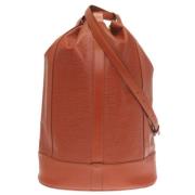 Pre-owned Leather shoulder-bags Louis Vuitton Vintage , Brown , Dames