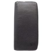 Pre-owned Leather wallets Louis Vuitton Vintage , Black , Dames