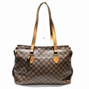 Pre-owned Fabric totes Louis Vuitton Vintage , Brown , Dames