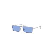 Metalen Unisex Zonnebril - Model 0Rb3741 Ray-Ban , Blue , Heren