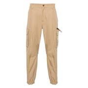 Cargo Broek Beige Versace , Beige , Heren