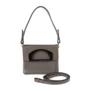 Pre-owned Leather shoulder-bags Christian Louboutin Pre-owned , Gray ,...
