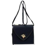 Pre-owned Canvas shoulder-bags Yves Saint Laurent Vintage , Black , Da...