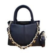 Kleine Tote Tas River Stijl Ermanno Scervino , Black , Dames