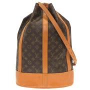 Pre-owned Canvas shoulder-bags Louis Vuitton Vintage , Brown , Dames