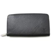 Pre-owned Fabric wallets Louis Vuitton Vintage , Black , Dames