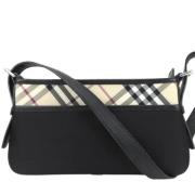 Pre-owned Fabric shoulder-bags Burberry Vintage , Black , Dames