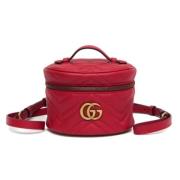 Pre-owned Leather gucci-bags Gucci Vintage , Red , Dames