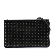 Pre-owned Leather clutches Christian Louboutin Pre-owned , Black , Dam...
