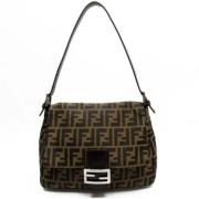 Pre-owned Canvas fendi-bags Fendi Vintage , Green , Dames