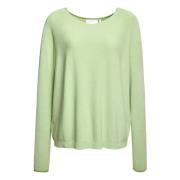 Naadloze boothals top Rich & Royal , Green , Dames