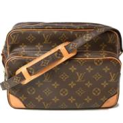 Pre-owned Canvas shoulder-bags Louis Vuitton Vintage , Brown , Dames