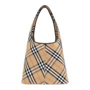 Geruite Patroon Schoudertas Burberry , Multicolor , Dames