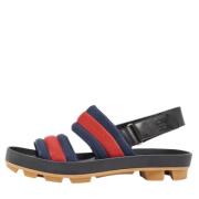 Pre-owned Leather sandals Gucci Vintage , Blue , Heren