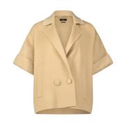 Klassieke Korte Jas Navarra Max Mara , Beige , Dames