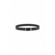 Verstelbare Leren Riem Herfst/Winter Collectie Guess , Black , Heren