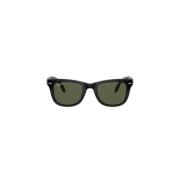 Klassieke Opvouwbare Zonnebril Ray-Ban , Black , Heren