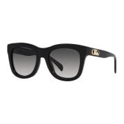 Vierkante zonnebril Lente/Zomer Collectie Michael Kors , Black , Dames