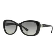 Metalen Polycarbonaat Injectie Zonnebril Vogue , Black , Dames