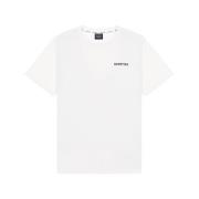 Korte Mouw T-shirt met Klein Logo Duvetica , White , Heren